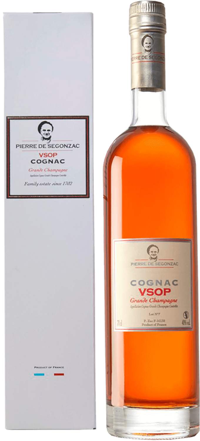 Пьер де Сегонзак VSOP Гранд Шампань в подарочной упаковке 0.7 л