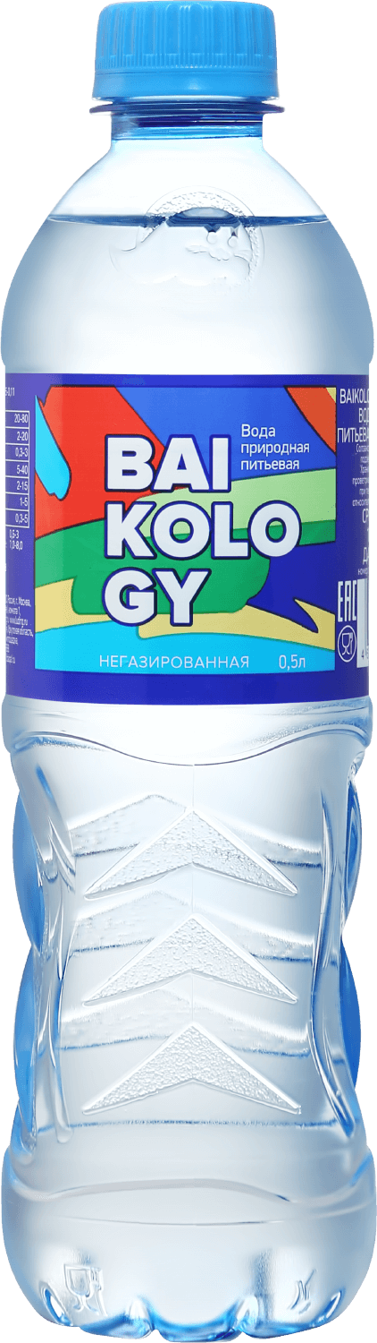 Вода негазированная Байколоджи (ПЭТ) 0.5&nbsp;л