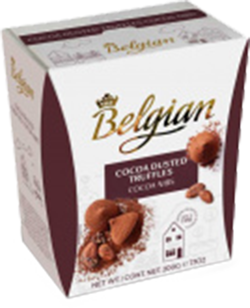 Бельджиан Шоколадные Трюфели с кусочками какао-бобов 200г