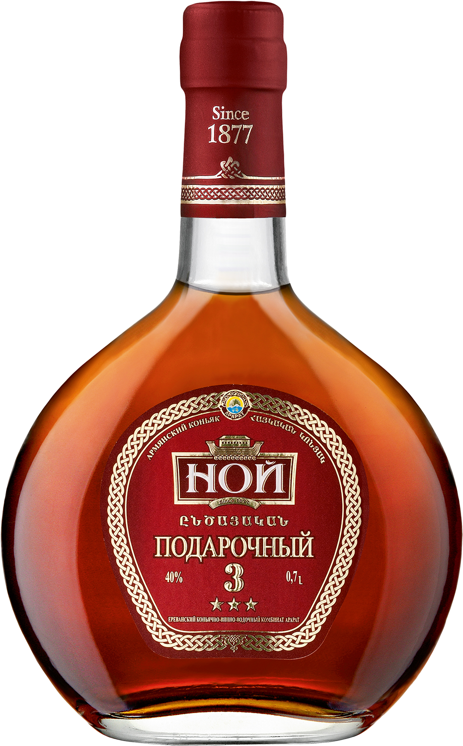 НОЙ Подарочный 3 года в п/у 0.7 л