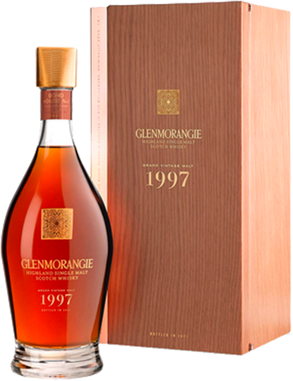 Гленморанджи Гранд Винтаж Молт Хайлэндс Солодовый Виски в подарочной упаковке 1997 0.7 л