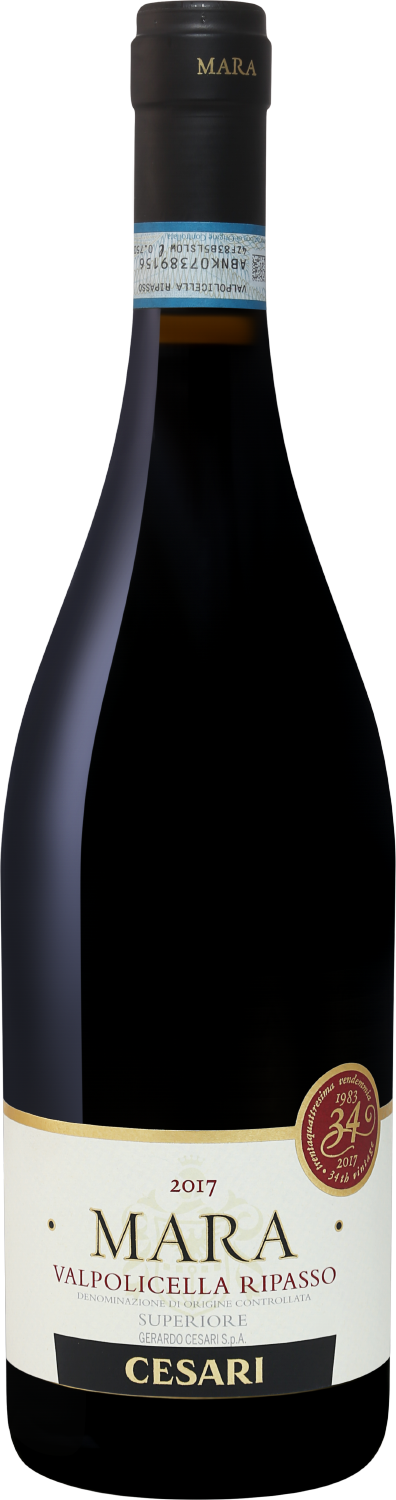 Мара Вальполичелла Рипассо DOC Супериоре Чезари 2021 0.75 л