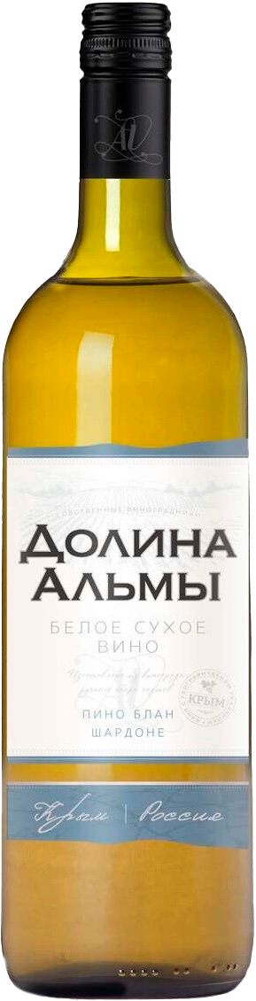 Долина Альмы Пино Блан-Шардоне Крым ЗГУ Альма Валлей 0.75&nbsp;л