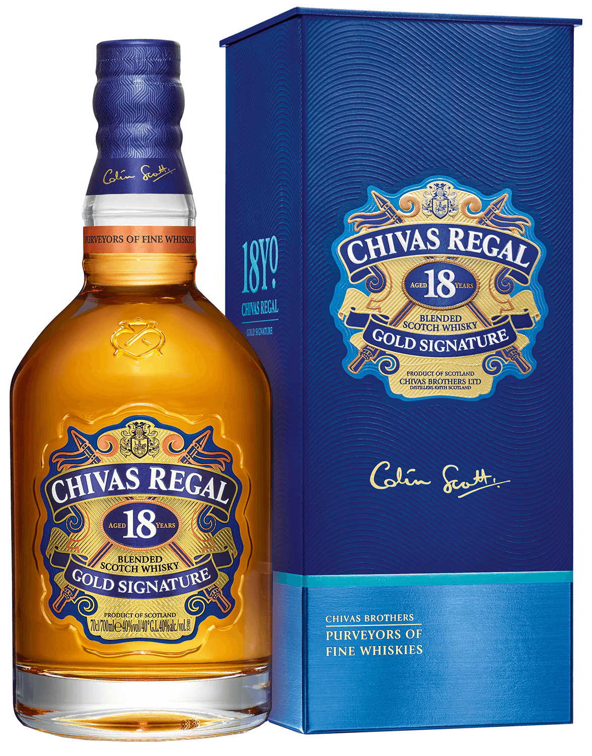Виски Chivas Regal 18 yo Blended Scotch Whisky 0,5 л (Чивас Ригал