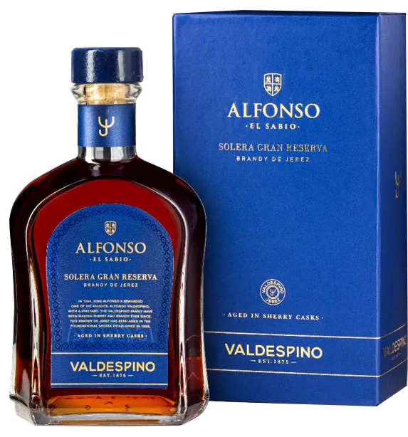 Альфонсо Эль Сабио Солера Гран Ресерва Вальдеспино в подарочной упаковке 0.7 л