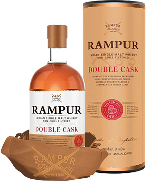 RAMPUR DOUBLE CASK ウイスキー 750ml グラス付き