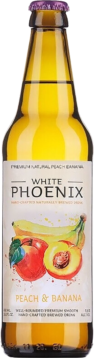 Уайт Феникс Персик-Банан медовуха 0.45 л