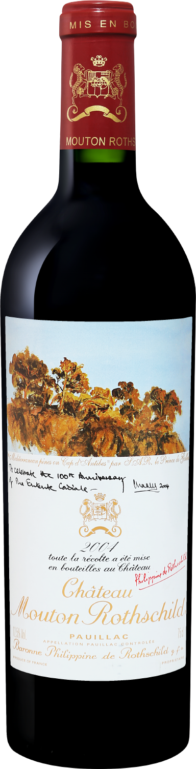 Шато Мутон Ротшильд Премье Гран Крю Классе Пойяк AOC 2004 0.75 л