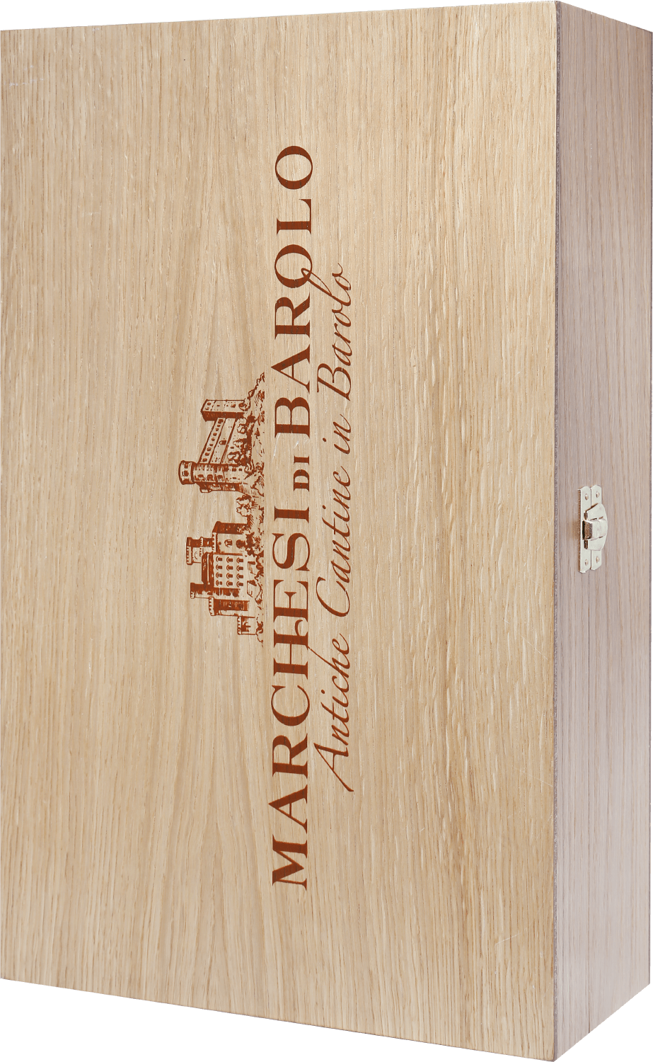 Marchesi di Barolo подарочная упаковка из дуба под 2 бутылки