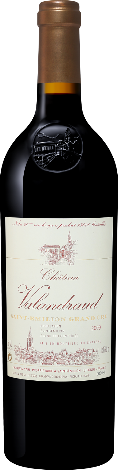 Шато Валандро Сент-Эмильон Гран Крю АОС 2009 0.75 л