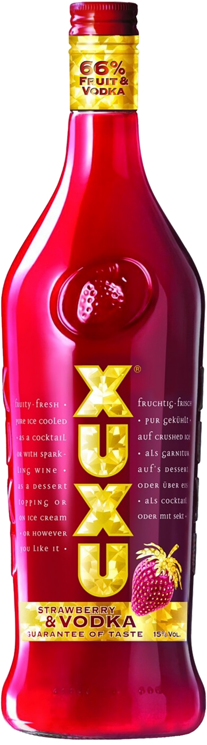 Ликёр XUXU Strawberry Vodka 0,7 л (КсуКсу Клубника Водка