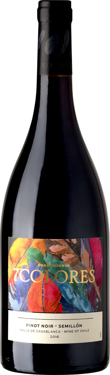 7 Колорес Пино Нуар-Семильон Гран Ресерва Мауле Вэлли DO Винья Моранде 0.75 л