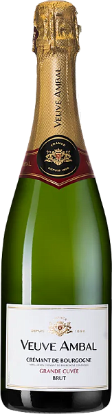 Grande Cuvee Blanc Cremant de Bourgogne AOC Brut Veuve Ambal, 0.75 л в Саратове