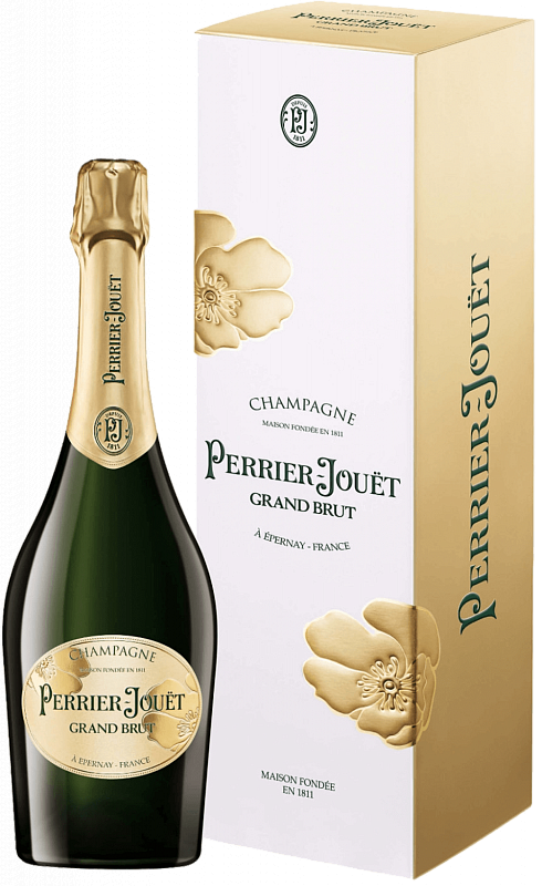Перрье-Жуе Гран Брют Шампань АОС в подарочной упаковке 0.75 л