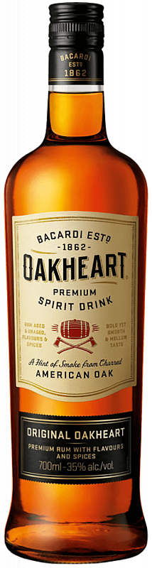 Бакарди Оакхарт спиртной напиток на основе рома 0.5 л