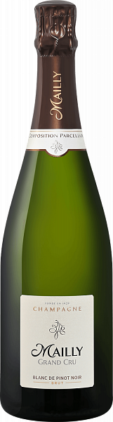 Mailly Grand Cru Brut Blanc de Pinot Noir Champagne АОС, 0.75л