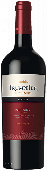 Trumpeter Rutini Wines Petit Verdot Reserve Uco Valley Bodega la Rural, 0.75 л в Саратове