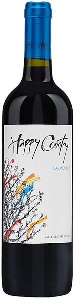 Happy Country Carmenere Central Valley DO Bodegas y Vinedos de Aguirre, 0.75 л в Саратове