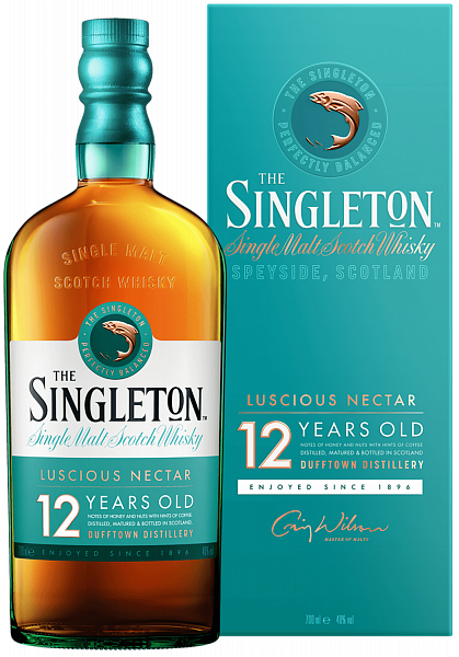 Dufftown Singleton 12 y.o. single malt scotch whisky (gift box), 0.7 л