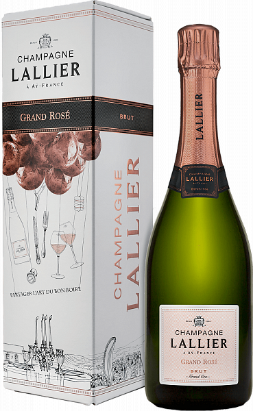 Lallier Grand Rose Brut Grand Cru Champagne AOC (gift box), 0.75 л в Саратове