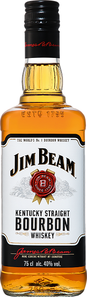 Jim Beam Kentucky Straight Bourbon Whiskey, 0.75 л в Саратове