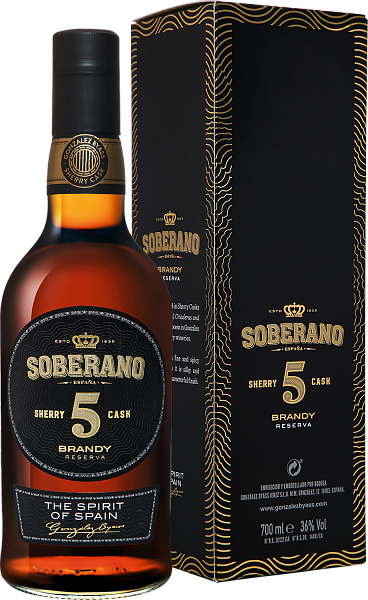 Soberano Reserva 5 Gonzalez Byass (gift box), 0.7 л в Саратове