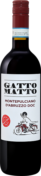 Gatto Matto Montepulciano d’Abruzzo DOC Villa Degli Olmi, 0.75 л в Саратове