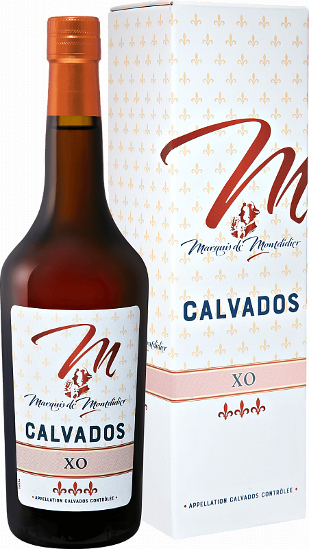 Маркиз Де Мондидье XO Кальвадос AOC в подарочной упаковке 0.7 л