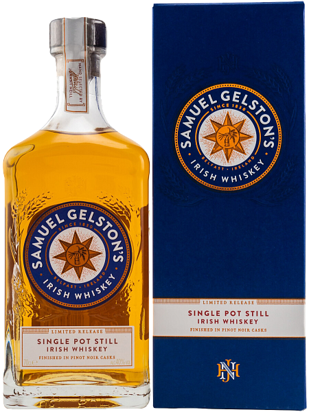 Gelston's Single Pot Still Pinot Noir Cask Finish Blended Irish Whisky (gift box), 0.7 л в Саратове