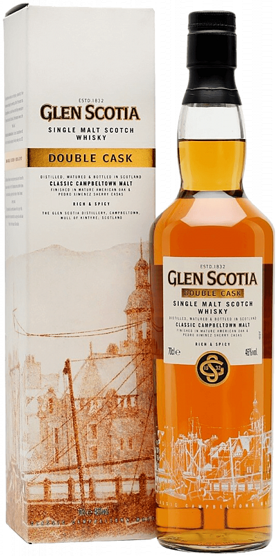 Глен Скоша Дабл Каск односолодовый шотландский виски в подарочной упаковке 0.7 л