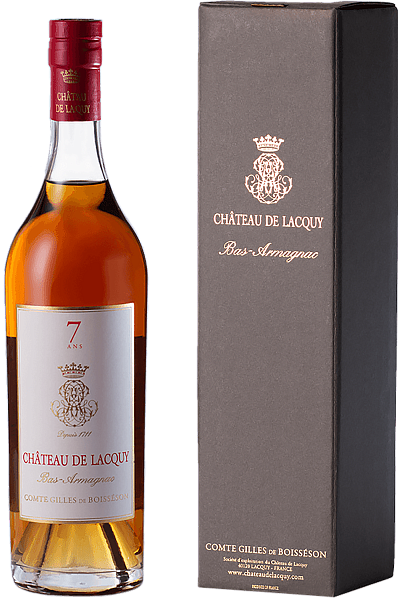 Chateau de Lacquy Bas Armagnac 7 Ans (Подарочная упаковка), 0.7 л в Саратове