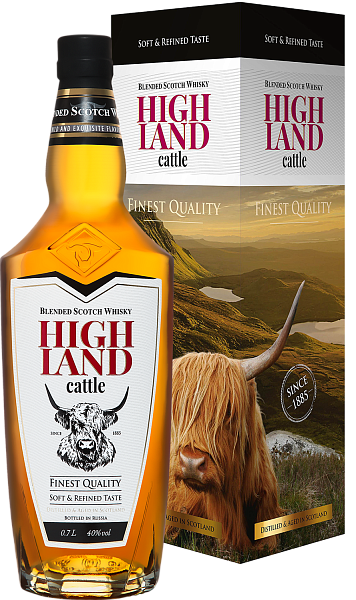 Highland Cattle Blended Scotch Whisky (gift box), 0.7 л в Саратове