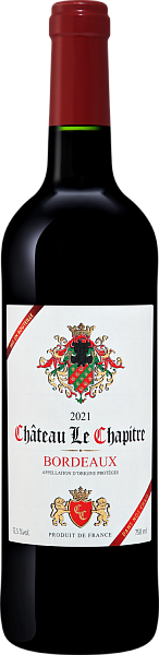 Chateau Le Chapitre Bordeaux AOC, 0.75 л в Саратове