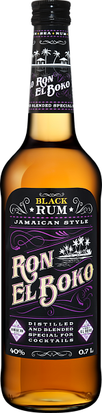 Ron El Boko Black Rum, 0.7 л в Саратове