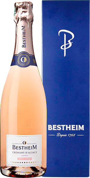 Cremant d'Alsace AOC Brut Rose Bestheim (Подарочная упаковка), 0.75 л в Саратове