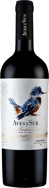 Aves del Sur Carmenere Reserva Maule Valley DO Viña del Pedregal, 0.75 л в Саратове